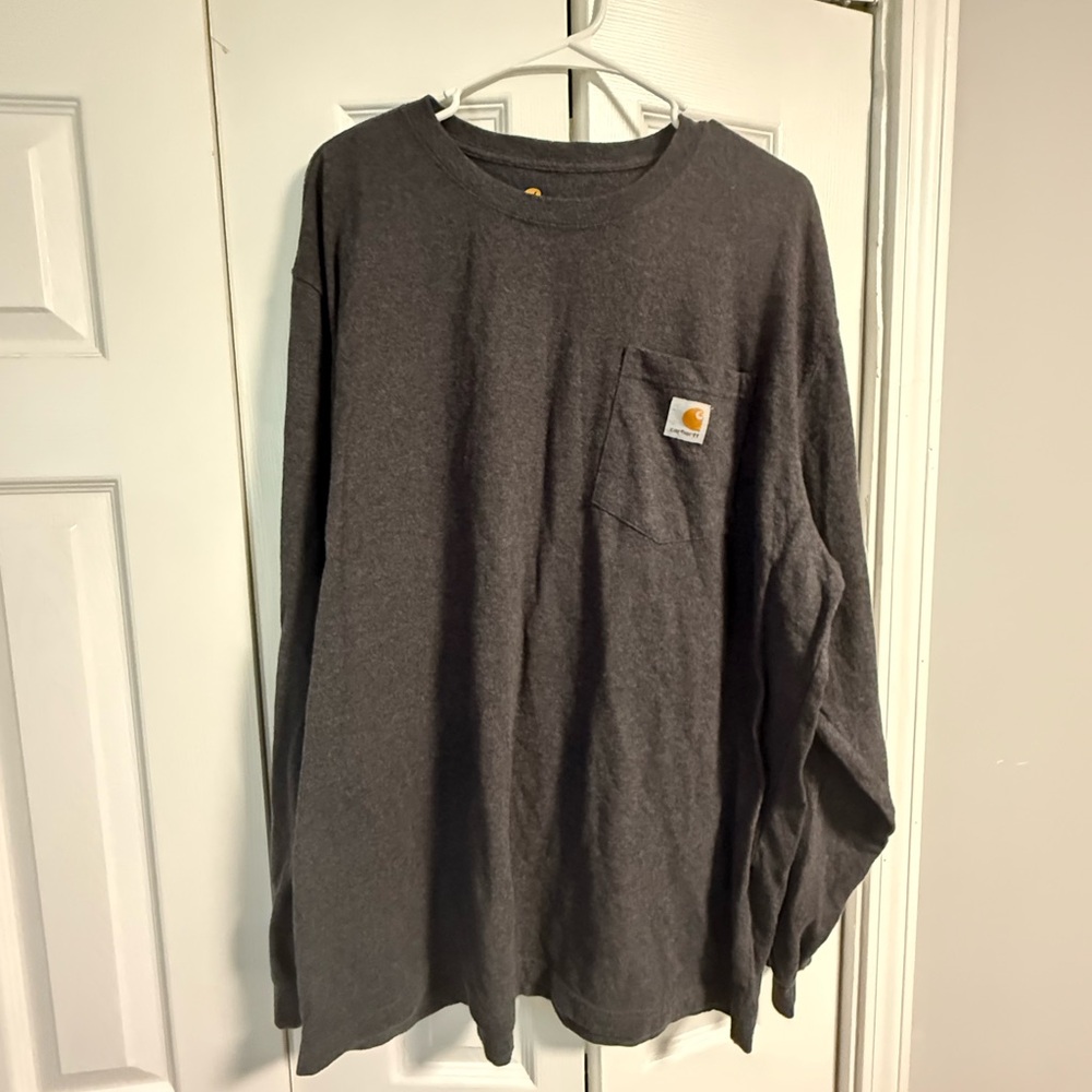 Carhartt Charcoal Long Sleeve Tee